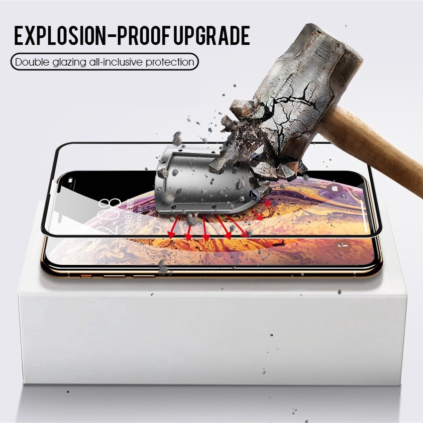 Kính Cường Lực 200D 9H Bảo Vệ Màn Hình Điện Thoại iPhone 13 12 11 Pro Xs Max XR X 6 6s 7 8 Plus