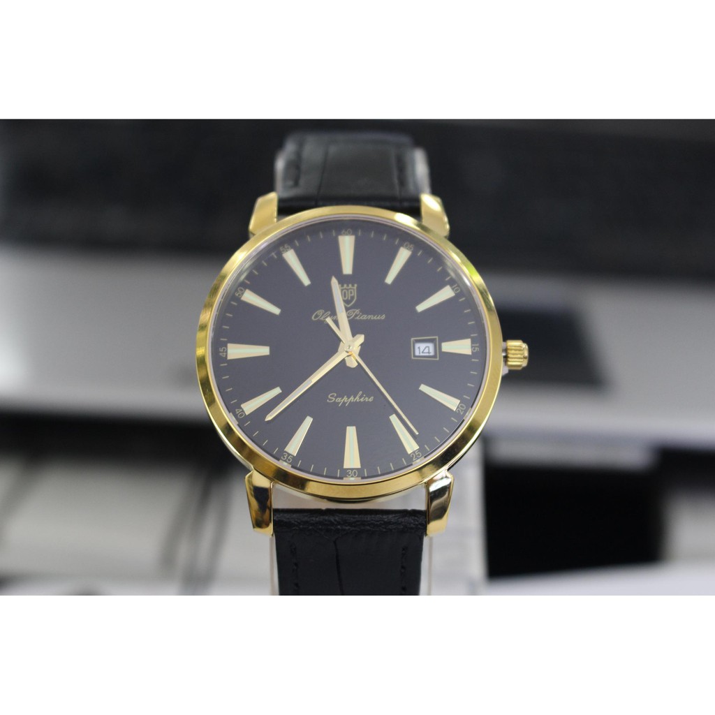 Đồng hồ nam mặt kính sapphire Olym Pianus OP130-03MK-GL đen