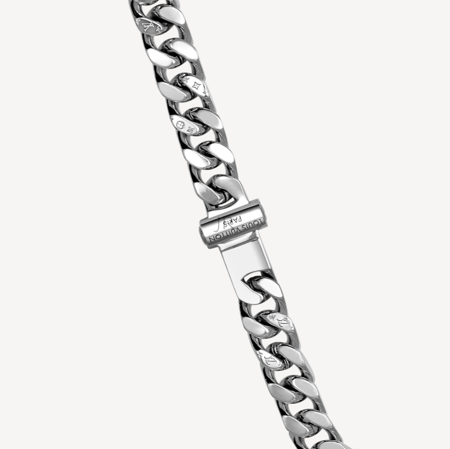 Chain Links Bracelet Engram Silver Chain Links Necklace
