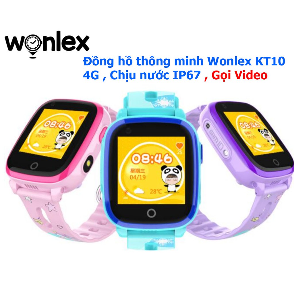 Đồng hồ thông minh Wonlex KT10 , Gọi video , Chịu nước