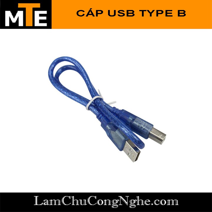 Dây cáp USB type A sang USB type B dài 30cm và 1.5m