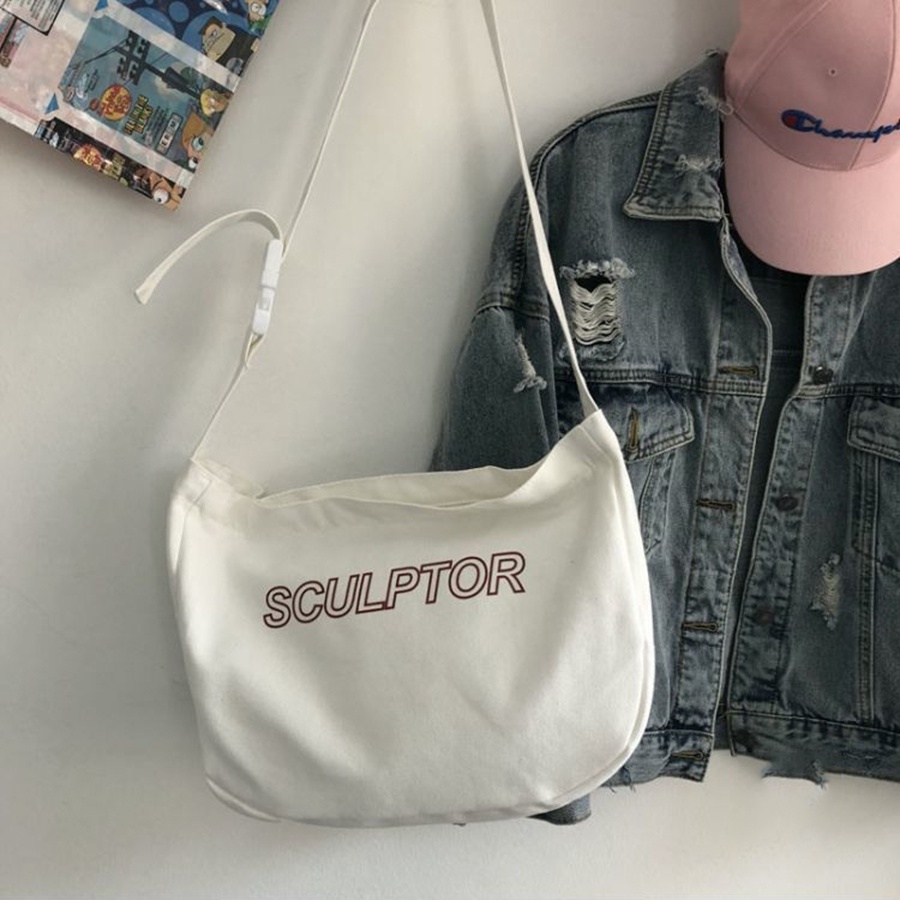 Túi đeo chéo nam nữ ulzzang unisex vải canvas thời trang giá rẻ siêu hot - XUONGMAITNT