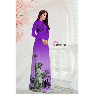 Vải áo dài, vải in 3D lụa cao cấp