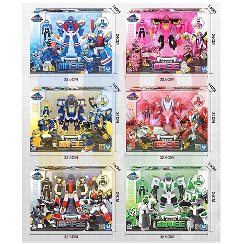Đồ chơi mô hình Biệt đội Siêu nhân nhí Miniforce 4 Animaltron/Lực lượng nhí, Robot chiến binh thú biến hình