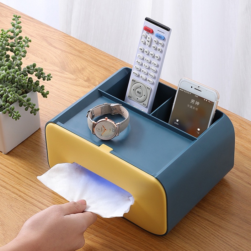 Hộp đựng khăn giấy để bàn đa năng