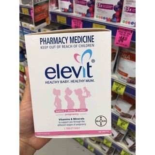 Elevit Úc [ HÀNG AIR GIÁ GỐC ] Vitamin tổng hợp cho bà bầu cho một thai kì khoẻ manh