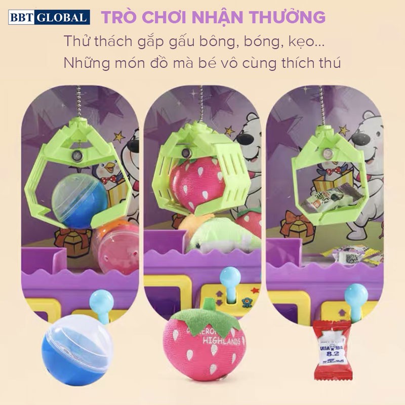 Đồ chơi máy gắp thú bông BBT GLOBAL cỡ lớn 5357