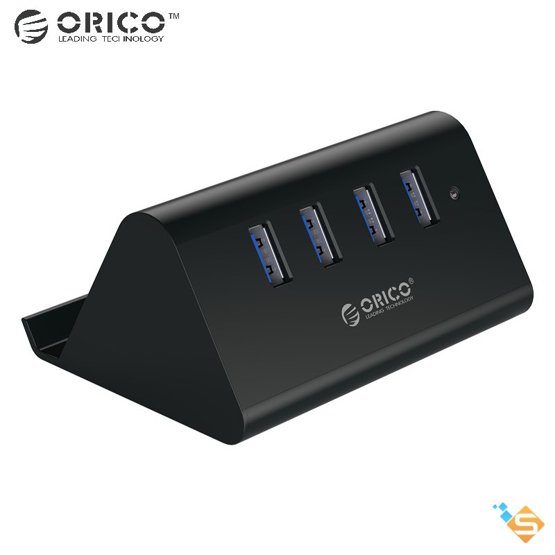 Bộ Chia Cổng USB HUB ORICO 4 Cổng USB 3.0 Có Chân Đế SHC-U3 - Bảo Hành Chính Hãng 1 Năm