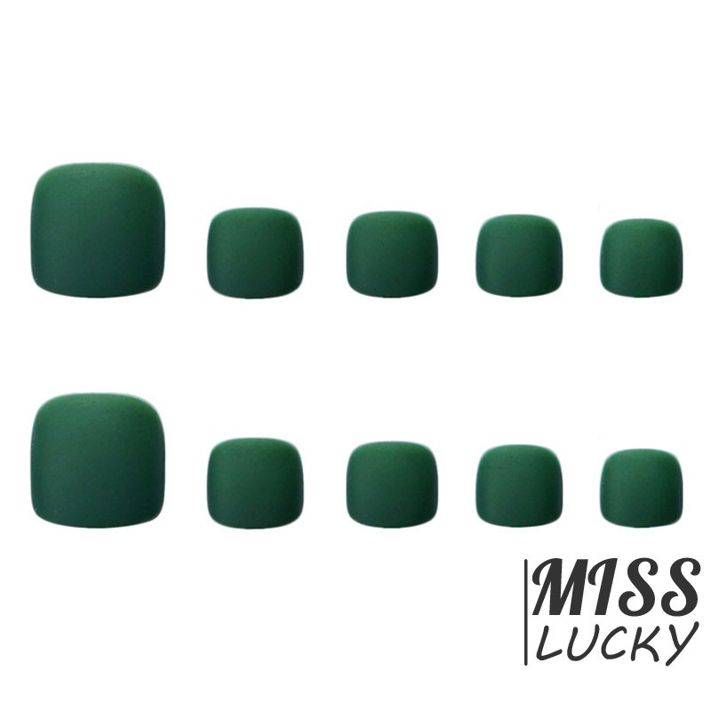 Set 24 Móng Chân Giả Trang Trí Nghệ Thuật