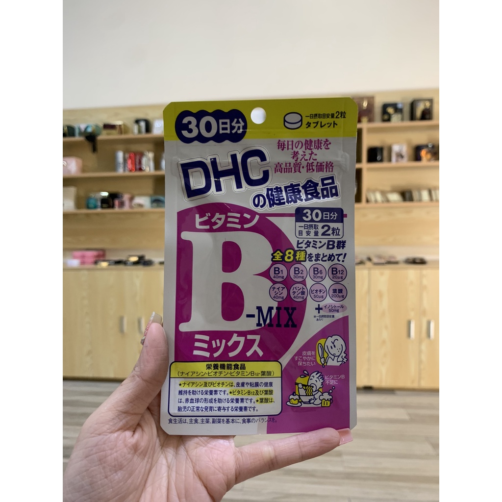 Viên uống Vitamin B tổng hợp DHC Vitamin B Mix 30 ngày ( hàng chính hãng, có tem phụ )