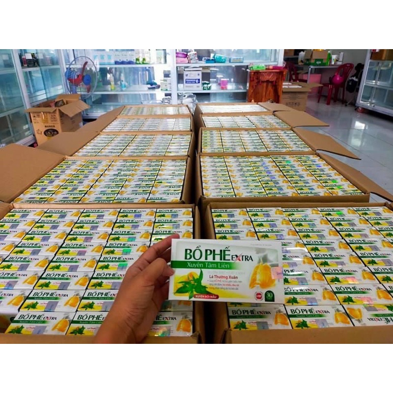 Bổ phế extra- xuyên tâm liên giảm đau họng, giảm đờm