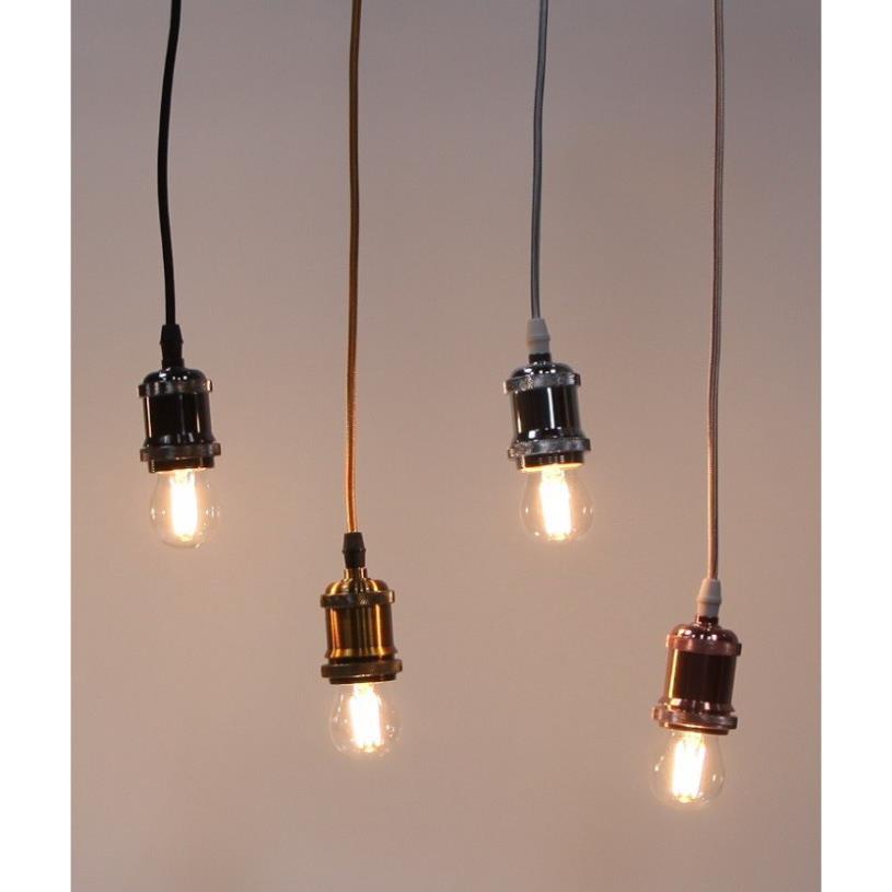 Bộ 5 dây đèn thả cổ điển bóng Led Edison G45 4W