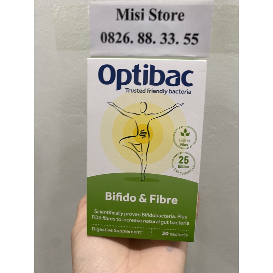 Men vi sinh optibac Xanh Lá cây ngừa táo bón-Optibac Probiotics For Maintaining Regularity