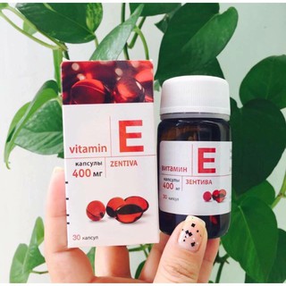 Vitamin E Zentiva đỏ 400mr của Nga