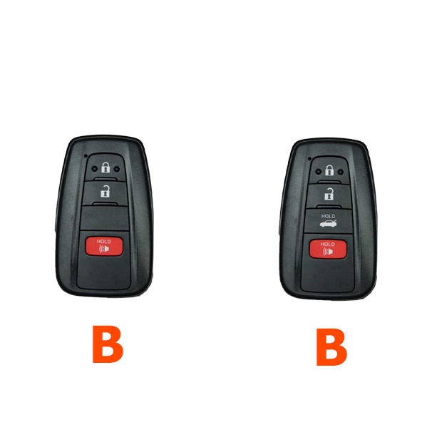 Vỏ ốp khoá xe hơi, Bọc chìa ô tô Toyota Camry 2019~2022 , Cross Corolla  M03-B1 dolashop