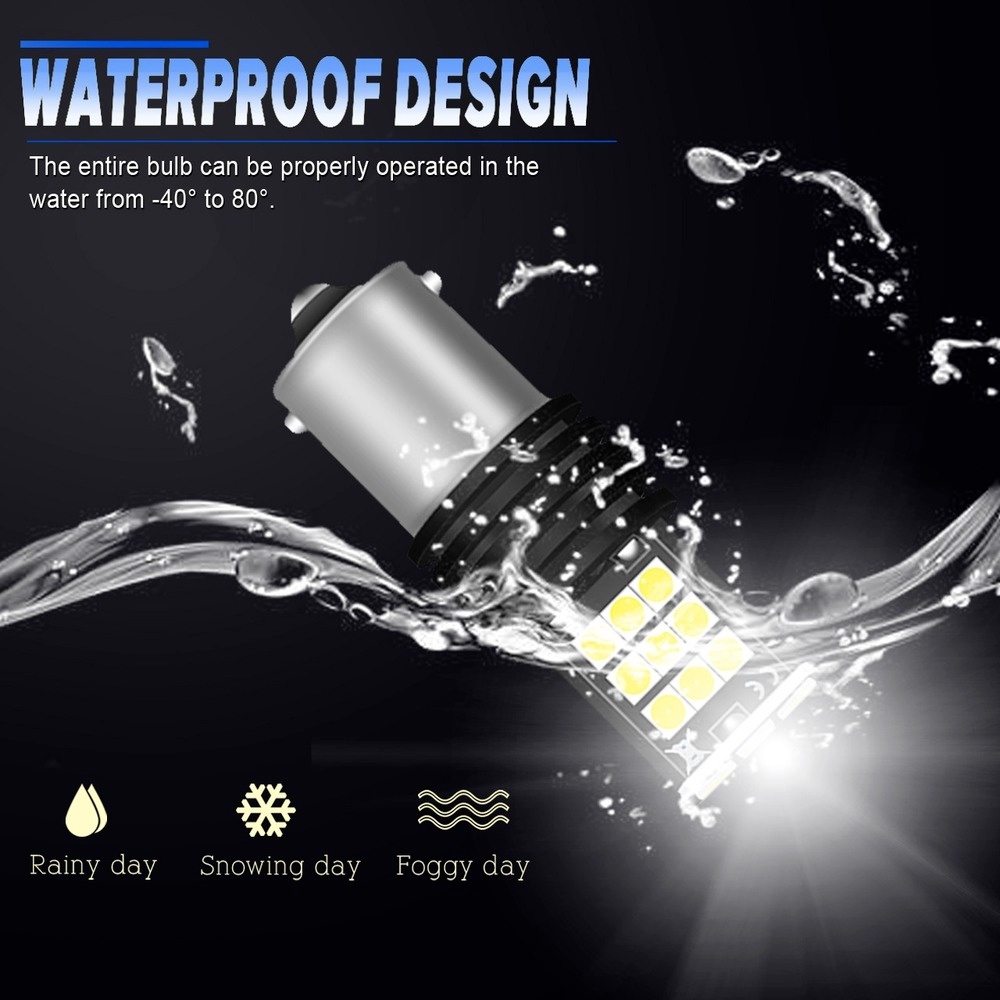 1 Bóng Đèn LED Phanh Xe Hơi T20 7440 W21W 7443 1156 BA15S P21W 1157 P21/5W BAY15D BAU15S PY21W
