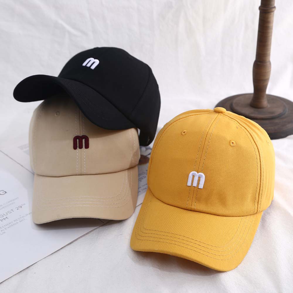 Mũ lưỡi trai thêu chữ phong cách Hàn Quốc
