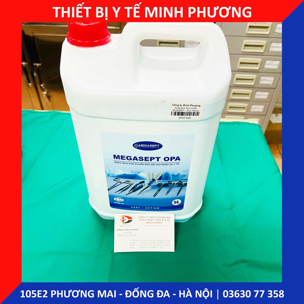 Dung dịch khử khuẩn mức độ cao MEGASEPT OPA