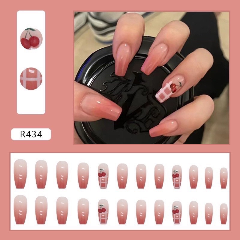 Móng Tay Giả | Set 24 Móng, Kèm keo dán tiện dụng