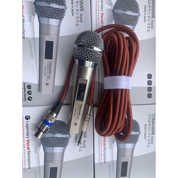 Micro Có Dây Tomahawk Made in Japan | Micro karaoke cao cấp BH 12 tháng), trong tiếng | Micro cho dàn karaoke, loa kéo