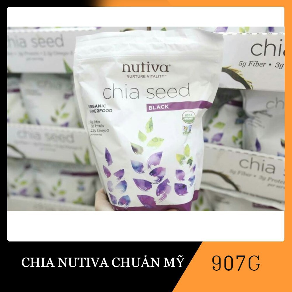 Hạt Chia Mỹ Nutiva 907gr hàng chuẩn