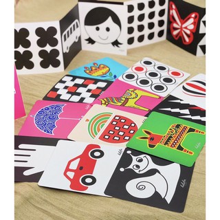FLASHCARD - Thẻ kích thích thị giác cho trẻ sơ sinh