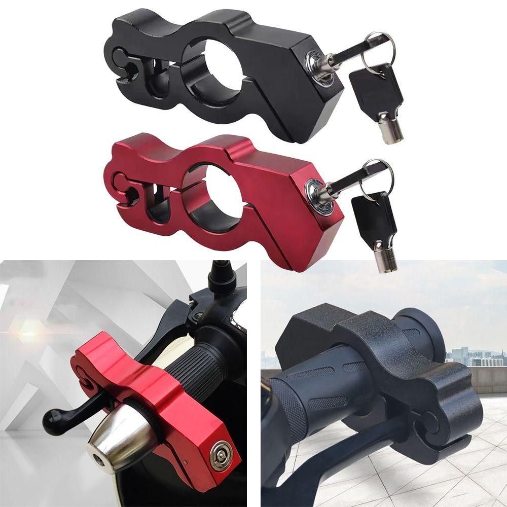 MYRONGVN Khóa Tay Lái Xe Đạp Điện Bằng Hợp Kim Nhôm Chống Trộm Bảo Vệ An Toàn