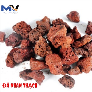 Đá nham thạch đỏ 1kg cho bể cá