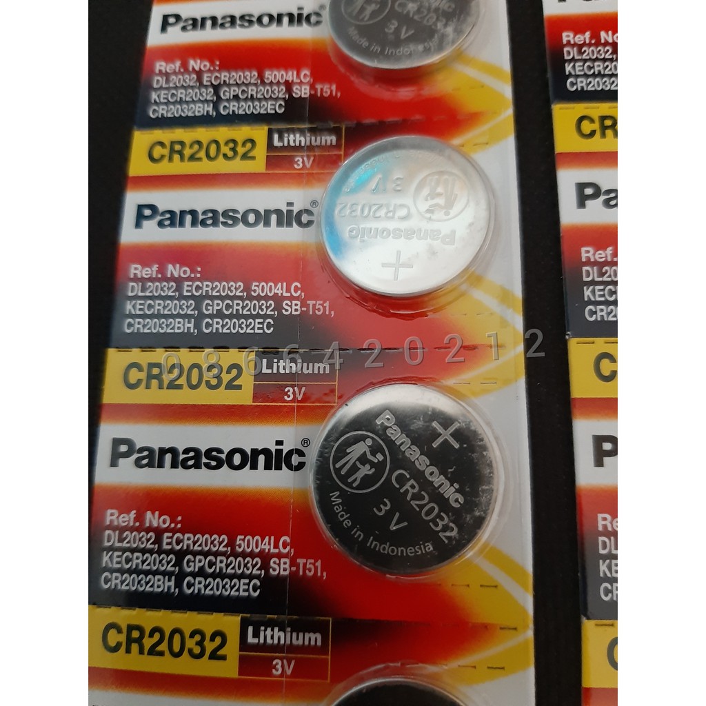 Pin núc Panasonic CR2032 / CR2025 / CR2016 / CR1220 / CR1632 / LR44/2B5 Chính Hãng