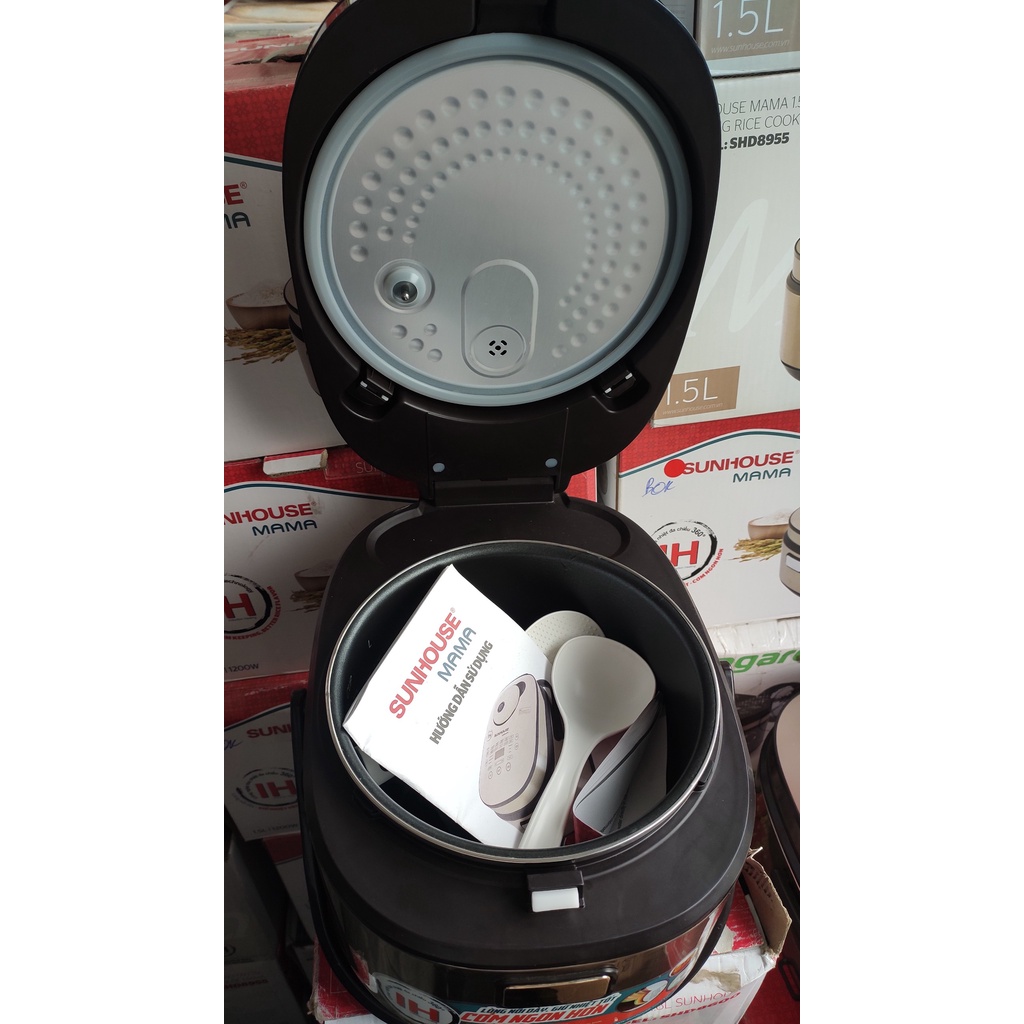 Nồi cơm điện cao tần SUNHOUSE MAMA SHD8955 1.5l CHÍNH HÃNG hàng trưng bày