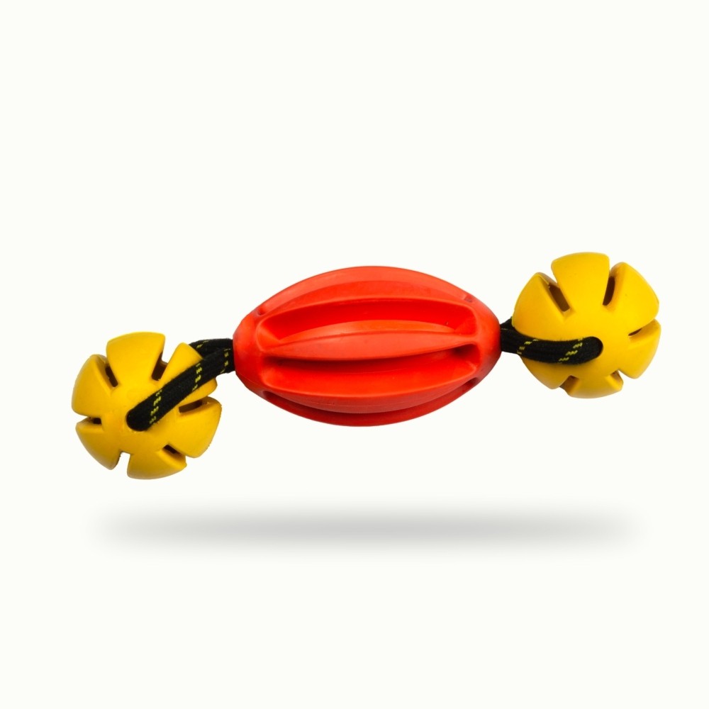 Đồ chơi cao su cho chó xâu chuỗi 3 trái banh TPets - TP009