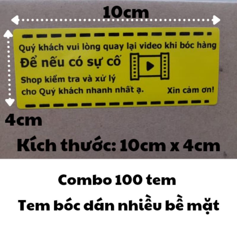 100 Tem note khách quay video