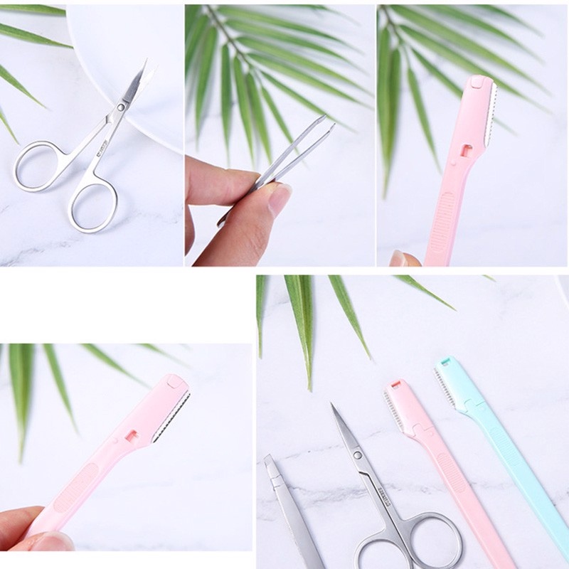[NHẬP KHẨU CHÍNH HÃNG] Bộ Dụng Cụ Tỉa Lông Mày Tiện lợi Lameila (Màu ngẫu nhiên)