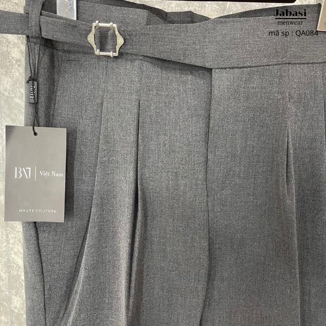 Quần âu cạp cao công sở Jabasi menwear mã sp QA084 kiểu dáng hàn thiết kế trẻ trung tôn dáng chất liệu vải đẹp co giãn