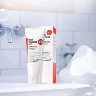Sữa Rửa Mặt Trắng Da Sur Medic Super Hyaluronic 100 Amino Acid Cleanser