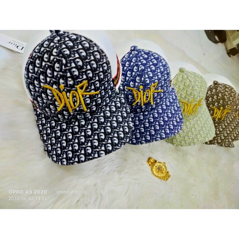 Nón kết nam nữ, nón kết phối lưới trắng cao cấp thêu chữ D unisex