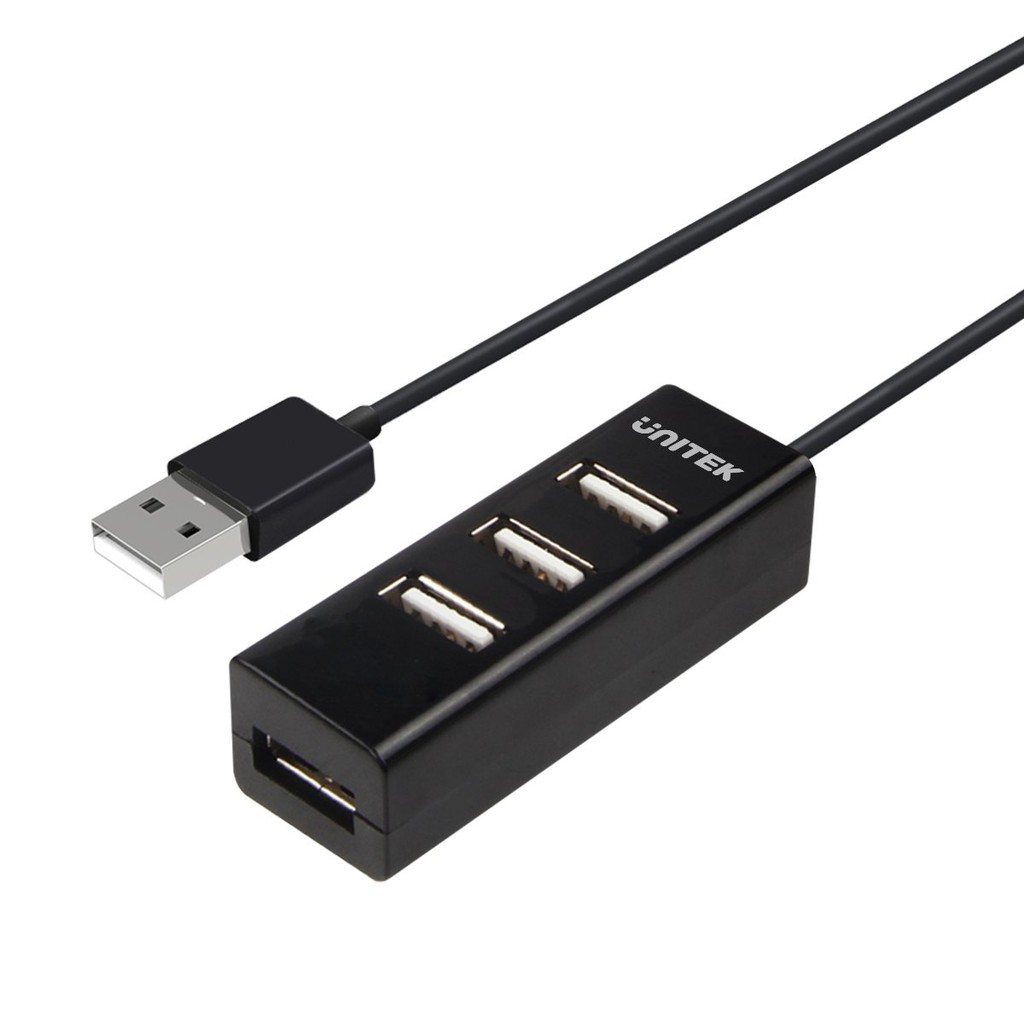Bộ chia cỗng USB UNITEK, Hub 4 port chia cỗng USB cho nhiều thiết bị 1 ra 4 tốc độ 2.0