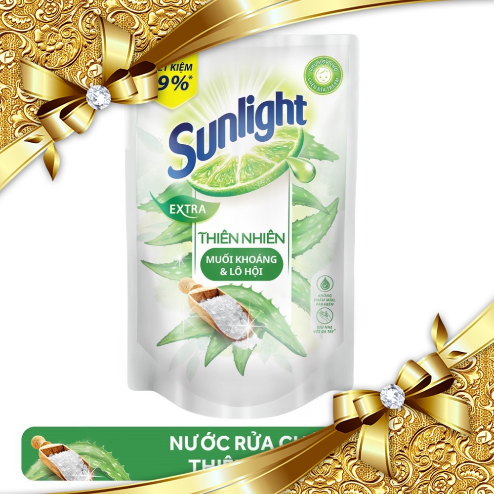 Nước rửa chén Sunlight 750gr (Túi)