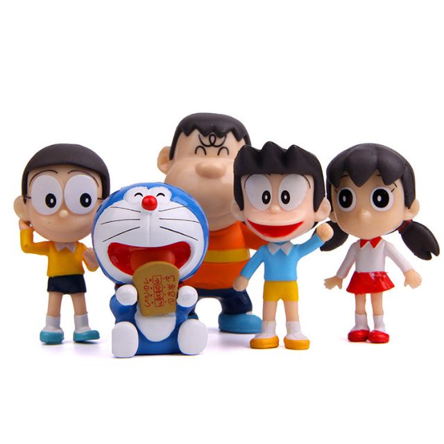 Bộ 5 nhân vật hoạt hình Doraemon
