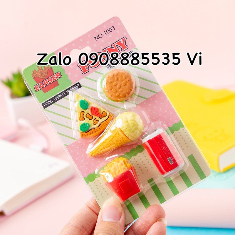 Gôm tẩy viết chì fast food