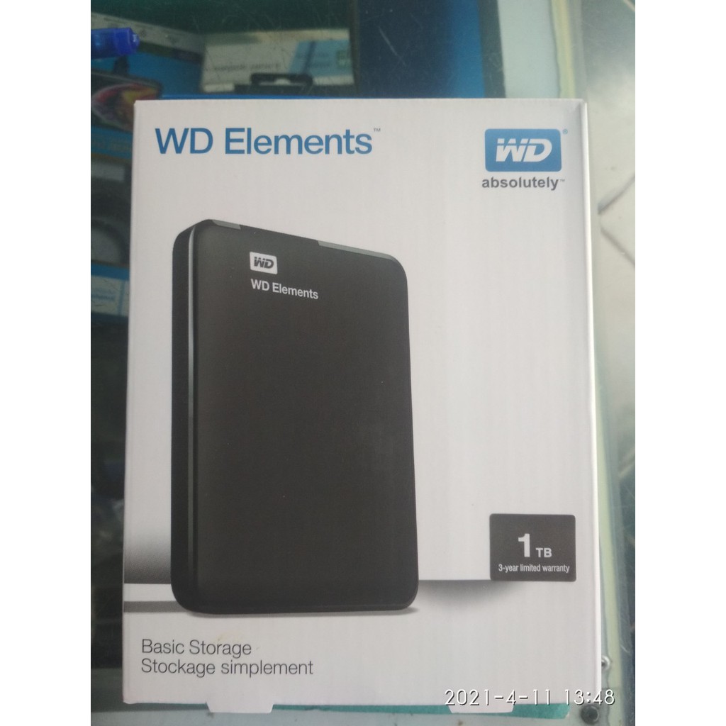 Ổ cứng di động WD Elements Portable 1TB 2.5 - USB 3.0 Thanh lý.