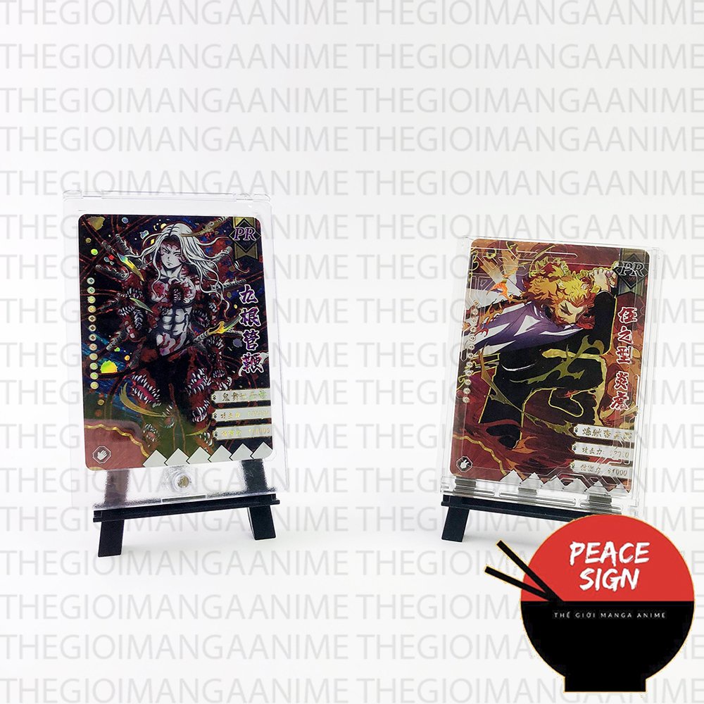 Kệ Đỡ Khay Nhựa Trưng Bày Card Toploader xinh xắn độc đáo anime chibi mica acrylic