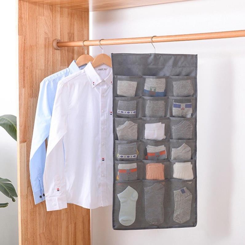 [KHO SỈ] Túi đựng đồ lót, tất vớ, 30 ngăn có móc treo tiện dụng - Vải Oxford Chống Ẩm, Chống Bụi