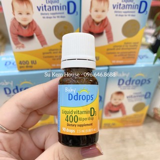 VITAMIN D3 DDROPS CHO BÉ