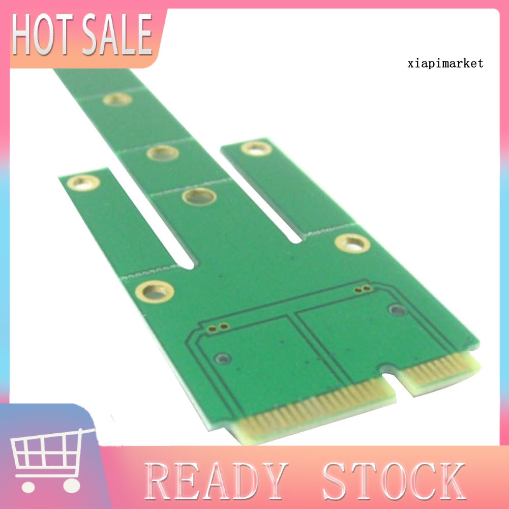 LOP_Mini mSATA PCI-E SATA 3.0 SSD to NGFF M.2 B + M Key Male Converter Adapter Card