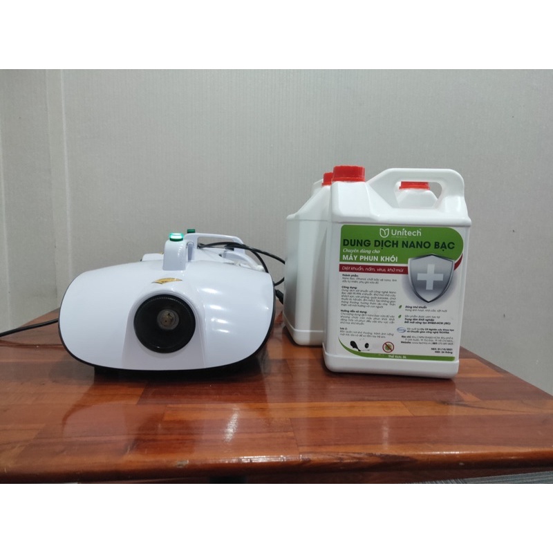 DUNG DỊCH NANO BẠC DIỆT KHUẨN CHUYÊN DỤNG CHO MÁY TẠO KHÓI - Khử mùi ô tô, nhà cửa, nội thất