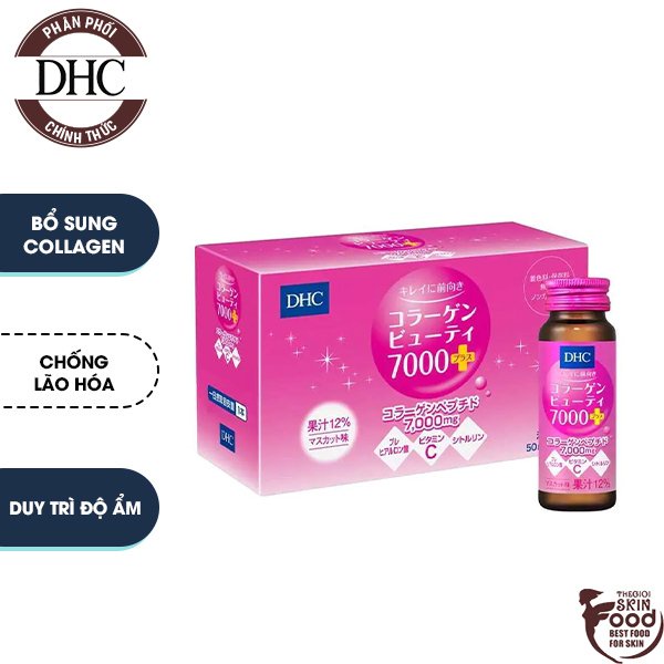 Nước Uống Bổ Sung Collagen DHC Collagen Beauty 7000 Plus