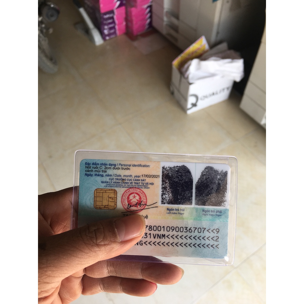 Thẻ Bọc Căn Cước Công Dân và Tất cả giấy tờ Cá nhân