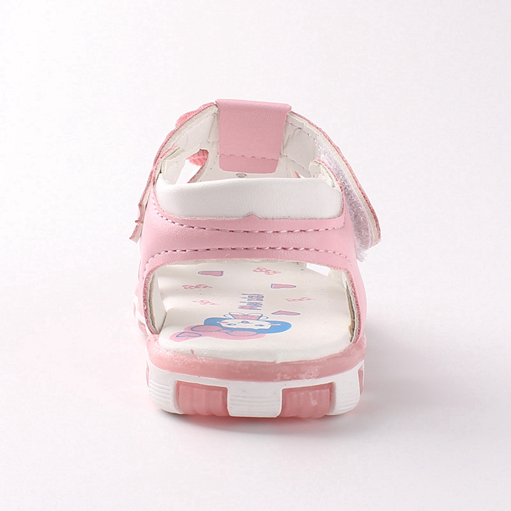 0-4 Years Newborn LED Shoes White Pearl Baby Sandals Hollow Love Girls Infant Toddler Shoes Sandals