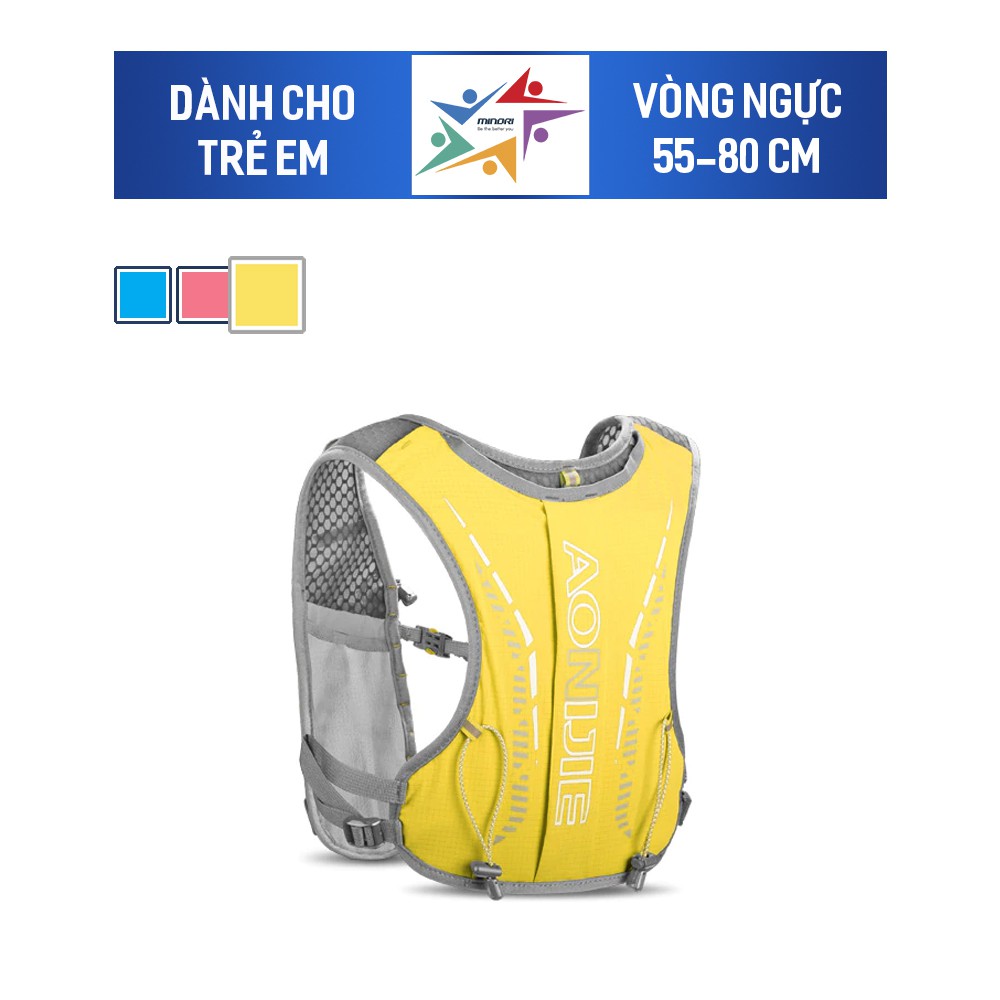 Balo/ Vest Nước Trẻ Em Chay Trail, Chạy Bộ Thể Thao Aonijie C9105 - Ôm Sát, Thoáng Khí